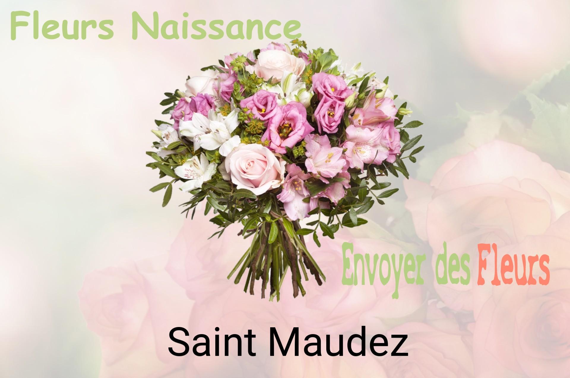 Bouquet de fleurs de naissance livré à Saint-Maudez
